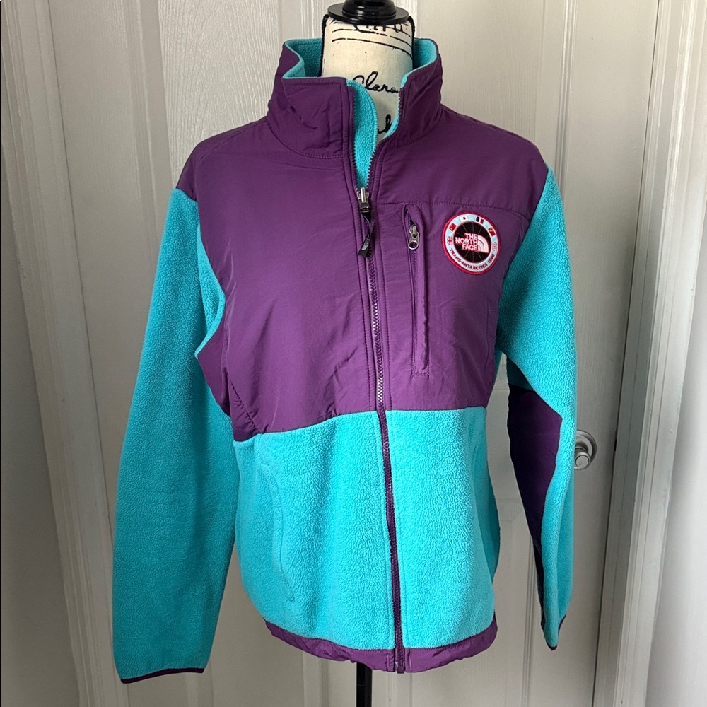 The North Face Purple and Teal Jacket